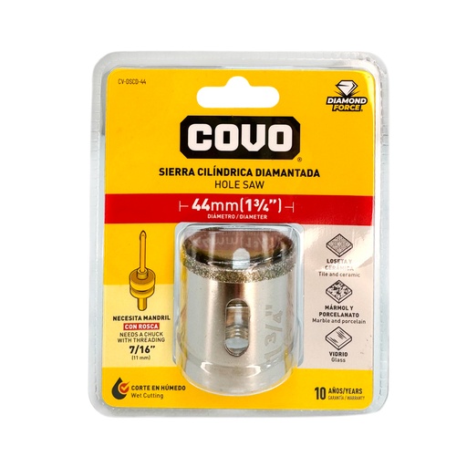 [13117] SIERRA CILINDRICA DIAMATADA 44MM COVO
