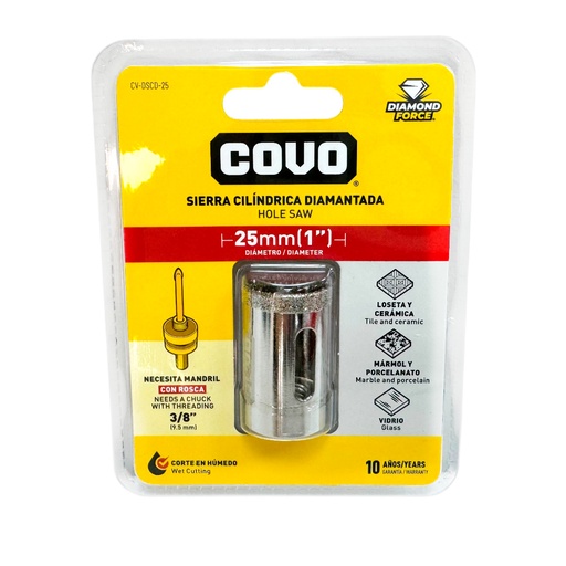 [13118] SIERRA CILINDRICA DIAMATADA 25MM COVO