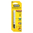 SEGUETA DE CALAR 4" PARA MADERA Y PVC 5 PZAS COVO