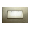 APAGADOR DOBLE DORADO TROEN