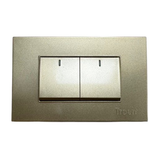 [13131] APAGADOR DOBLE DORADO TROEN