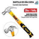 MARTILLO DE UÑA CURVA 20 OZ COVO