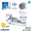 GRIFERIA CENTRAL PARA LAVAMANOS CROMADO GRIVEN