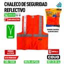 CHALECO DE SEGURIDAD REFLECTIVO CON LUZ LED COVO