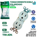 TOMACORRIENTE DOBLE 125V 15AMP TROEN