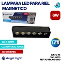 LAMPARA LED PARA RIEL MAGNETICO 6W 4000K ANGEL LIGHT