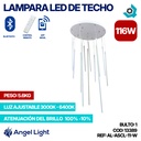 LAMPARA LED 116W DE TECHO LUZ AJUSTABLE BLANCA ANGEL LIGHT