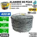 ALAMBRE DE PUAS 400 METROS COVO