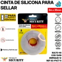CINTA 5M X35MM DE SILICONA PARA SELLAR SECURITY