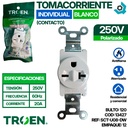 TOMACORRIENTE 250V POLARIZADO (CONTACTO) TROEN