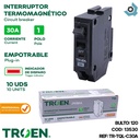 BREAKER TERMOMAGNETICO 30A 1P EMPOTRAR TQL TROEN