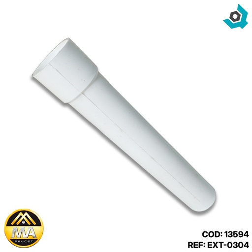 [13594] TUBO DE EXTENSION PVC 1 1/4" X 8" METALES ALEADOS