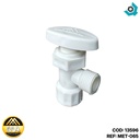LLAVE DE ARRESTO PVC 1/2" X 1/2" METALES ALEADOS
