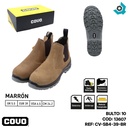 BOTAS DE SEGURIDAD MARRONES TALLA 39 COVO
