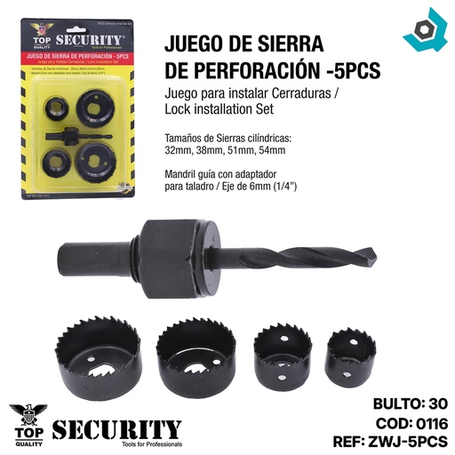 [0116] JUEGO DE SIERRA DE COPA