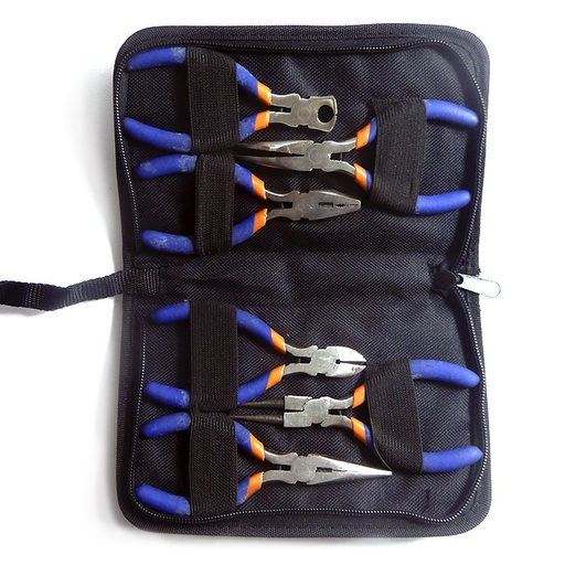 [0501] JUEGO DE PINZAS SECURITY  6 PZAS