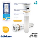 DESAGUE PARA LAVAMANOS 1 1/4" X 19CM METALICO GRIVEN