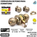CERRADURA DE POMO PARA DORMITORIO SECURITY