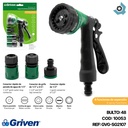 JUEGO DE PISTOLAS DE RIEGO 4 PIEZAS GRIVEN