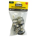 ABRAZADERAS 3/4" A 1 3/4" DE ACERO INOXIDABLE COVO