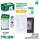 APAGADOR INDIVIDUAL 3 WAY BLANCO TROEN