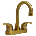 GRIFERIA PARA LAVAMANOS 4" CUELLO BAR GRIVEN DORADO