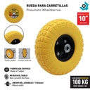 RUEDA NEUMATICA 10" PARA CARRETILLAS 100KG COVO