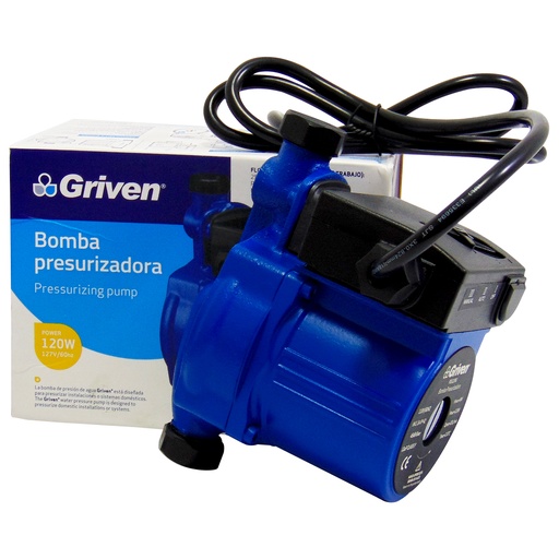 [10233] BOMBA DE AGUA 120W PRESURIZADORA GRIVEN