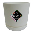 MATERO Y PLATO PP ART CIL LISO D-10 BLANCO DP