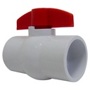 VALVULA 2" DE PVC SIN ROSCA FIRM