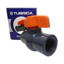 VALVULA 1" DE PVC CON ROSCA HEMBRA TUBRICA