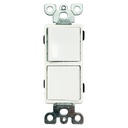 APAGADOR DOBLE BLANCO TROEN