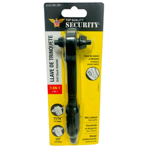 [10358] LLAVE DE TRINQUETE 2 EN 1 SECURITY
