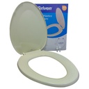 ASIENTO PARA INODORO 18,5" ALARGADO COLOR HUESO GRIVEN