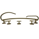 JUEGO DE ACCESORIOS PARA BANO 4 PIEZAS GRIVEN GOLDEN