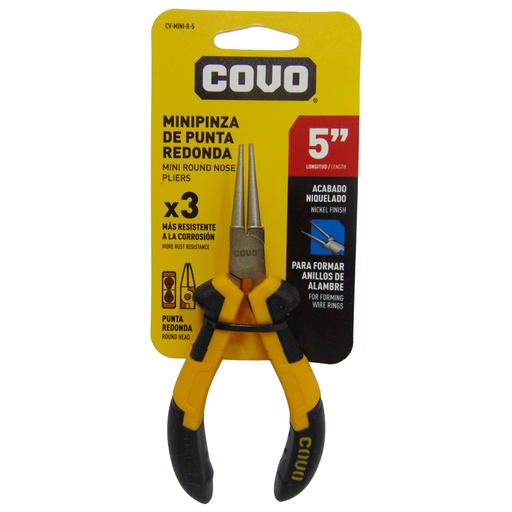 [10541] MINI PINZA DE PUNTA REDONDA COVO