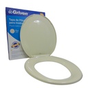 ASIENTO PARA INODORO 17" COLOR HUESO GRIVEN