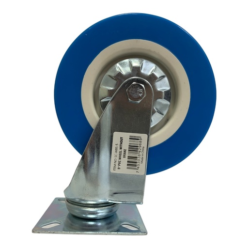 [10763] RUEDA DE PVC 5" SIN FRENO SECURITY