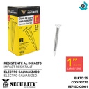 CLAVO DE ACERO PARA CONCRETO 1" SECURITY