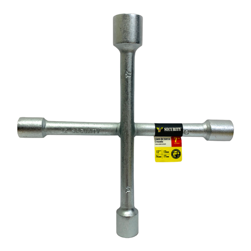 [10897] LLAVE DE LLANTA CRUZADA 7" SECURITY