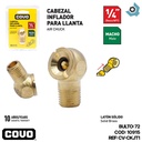 VALVULA DE LLENADO PARA NEUMATICOS 1/4" MACHO COVO