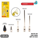 JUEGO DE 5 BOQUILLAS PARA PISTOLAS SOPLADORA COVO