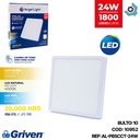 LAMPARA LED SUPERFICIAL CUADRADA 24W 3 TONOS ANGEL LIGHT