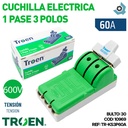 CUCHILLA ELECTRICA 1 PASE 3 POLOS X 60A TROEN