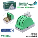 CUCHILLA ELECTRICA 2 PASES 3 POLOS X 100A TROEN