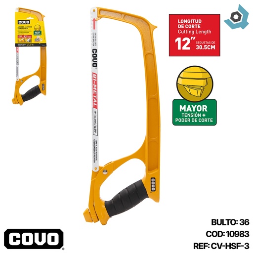 [10983] ARCO DE SEGUETA 12" COVO