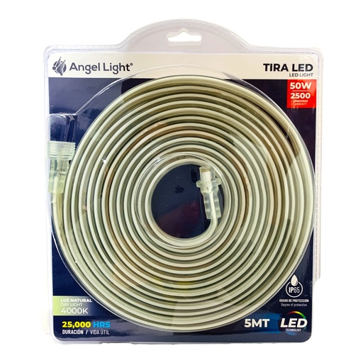 [10987] TIRA DE LUZ LED 50W 4000K 5 METROS ANGEL LIGHT