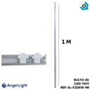 BASE DE ALUMINIO PARA TIRA DE LUZ LED 1 METRO ANGEL LIGHT