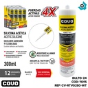 SELLADOR DE SILICONA RTV BLANCO 300ML COVO