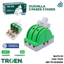 CUCHILLA ELECTRICA 2 PASES 3 POLOS X 60A TROEN